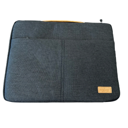 Plug 15.6-Inch Premium Laptop Sleeve, Protective Case with Zipper - Gray