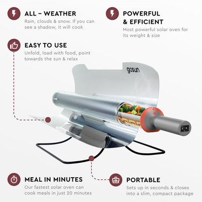 Portable Hybrid Solar Oven