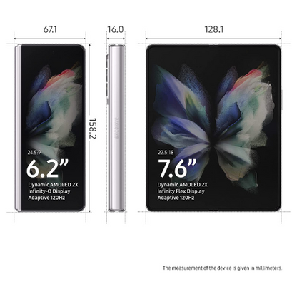 Samsung Galaxy Z Fold 3 512GB 5G - Phantom Silver