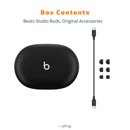 Beats Studio Buds - True Wireless Noise Cancelling Earphones - Black (Brand New)